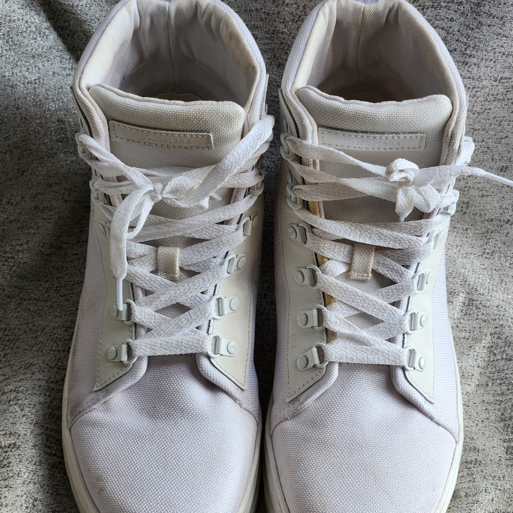 Doc Martens Womens Combs Combat BOOTS White Size 11
